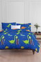 L'essentiel linge de maison Dinolar Juego de funda nórdica individual Azul oscuro